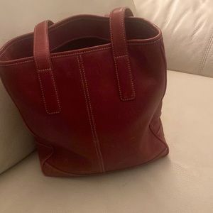 Coach tote a with matching wallet